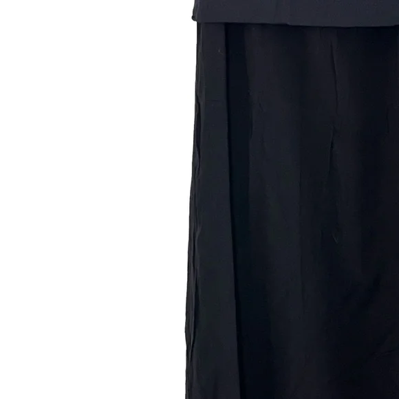 Splendid | Rayon fold over black maxi skirt size medium - Picture 9 of 12